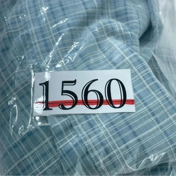 Paradise collection Mens Size XL shot sleeve button down shirt 1560 - Picture 7 of 7